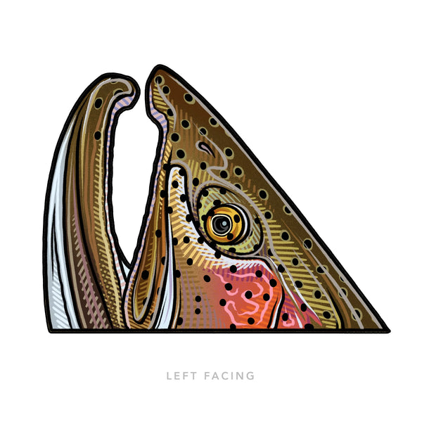 Casey Underwood Underwood Rainbow Rise (Left) Sticker.