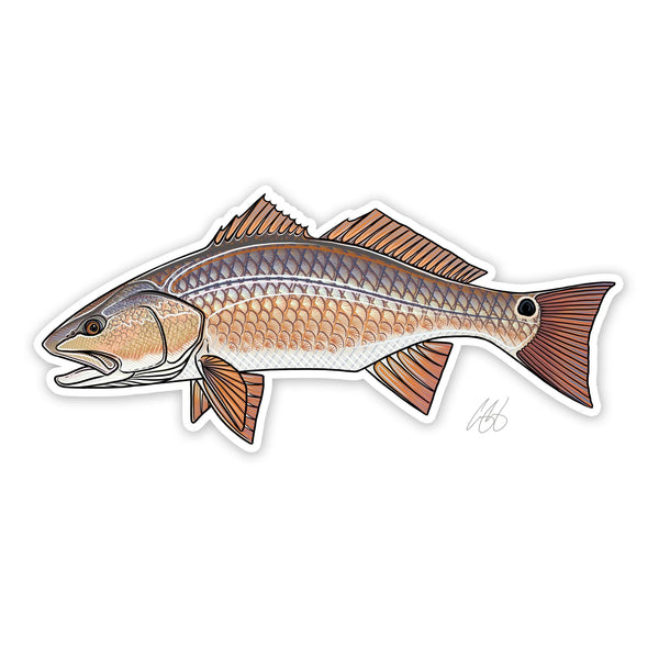 Underwood Redfish Sticker
