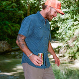 Howler Brothers Open Country Tech Shirt - Little Puddles : Nightfall