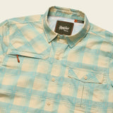 Howler Brothers Matagorda Longsleeve Shirt - Sheldon Dobby Plaid : Parchment