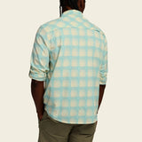Howler Brothers Matagorda Longsleeve Shirt - Sheldon Dobby Plaid : Parchment