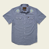 Howler Brothers Crosscut Deluxe Snapshirt - Fresh Blooms : Indigo