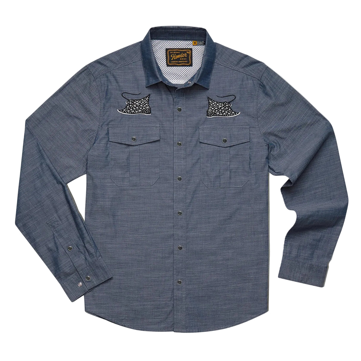 Howler Brothers Gaucho Snapshirt - Patrolling Rays