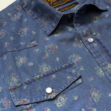Howler Brothers H Bar B Snapshirt - Bouquets: Washed Indigo