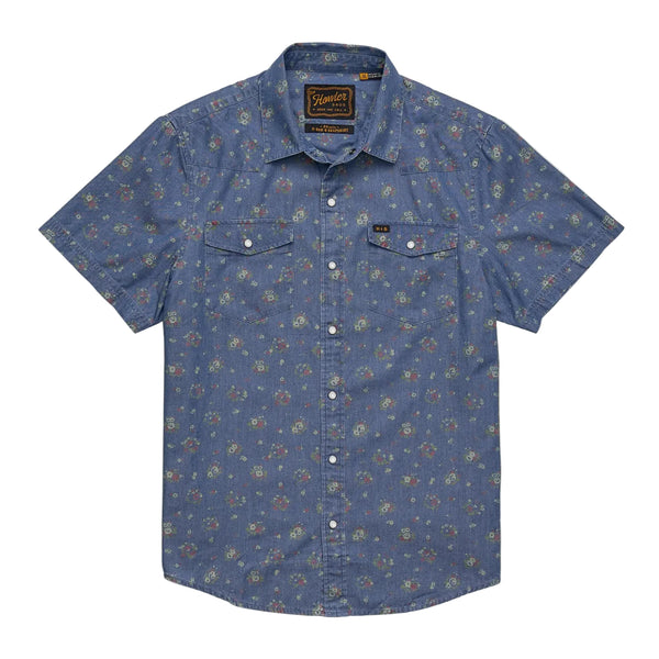Howler Brothers H Bar B Snapshirt - Bouquets: Washed Indigo