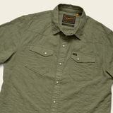 Howler Brothers H Bar B Snapshirt - Eyelet Stripe : Cadet