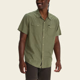 Howler Brothers H Bar B Snapshirt - Eyelet Stripe : Cadet