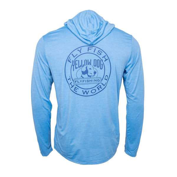 Patagonia M's Cap Cool Daily Hoody - Shore Blue - YD Logo