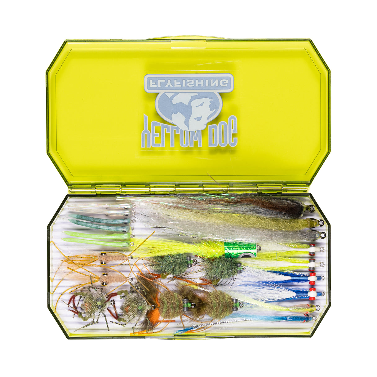 Yellow Dog Flyfishing Striped Bass Fly Assortment.