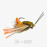 RIO's Feczko Cheeseburger - Olive/Orange - Size 1/0