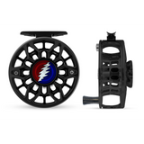 Abel SDF Ported Fly Reel - Black / Grateful Dead - Size 5/6