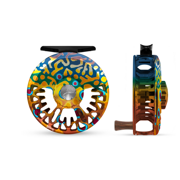 ルアー・フライ BIGBUDX9410-49 Solid Gold Red Eyes NOS Abel VAYA - DeYoung Brook Trout Flank | Yellow Dog Flyfishing