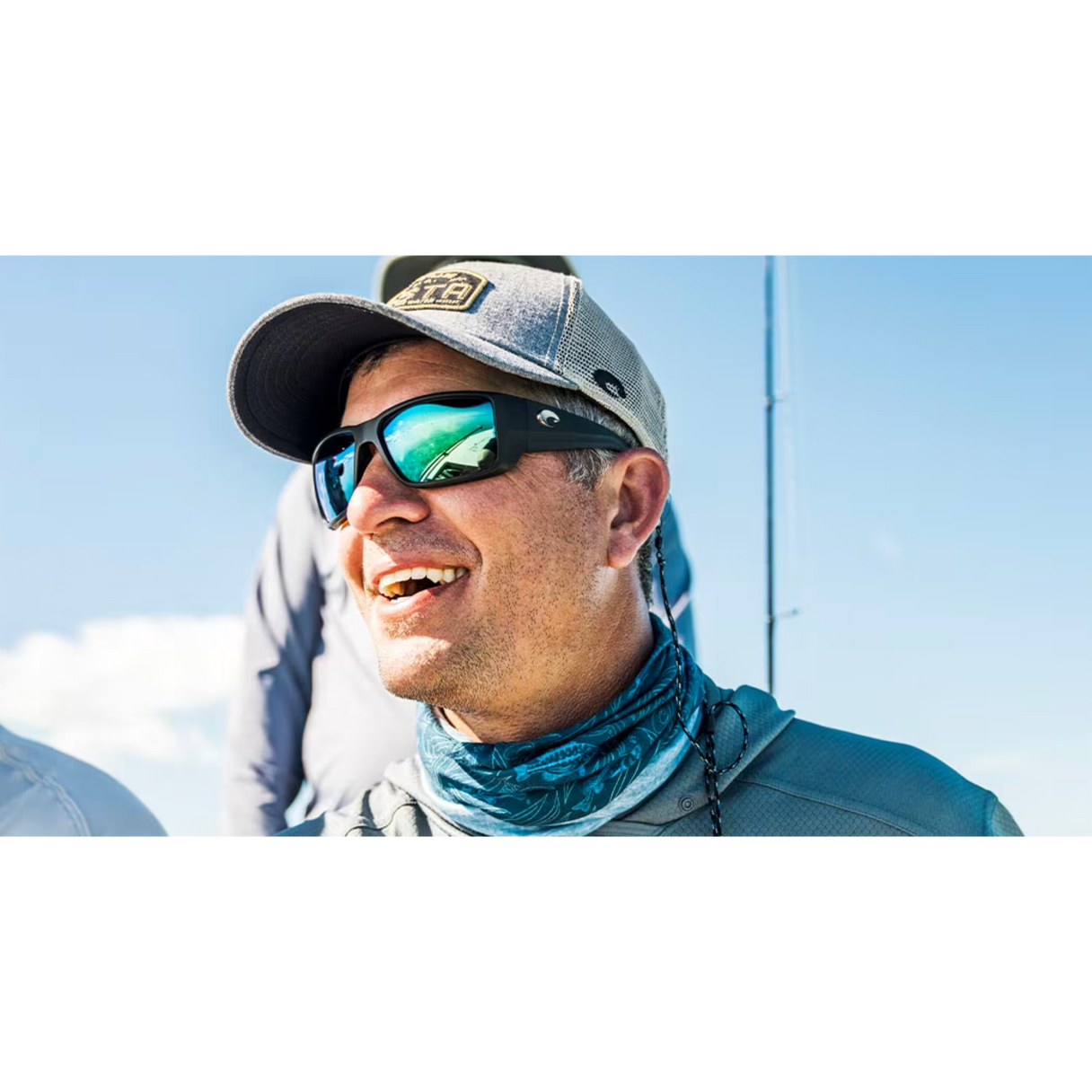 Costa Del Mar Costa Blackfin Pro - Matte Black/Blue Mirror - 580G.