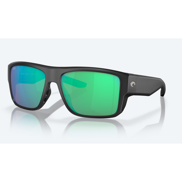 Costa Del Mar Costa Taxman Matte Black/Green Mirror 580G.