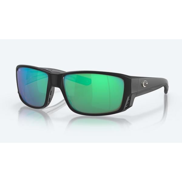 Costa Del Mar Costa Tuna Alley Pro Matte Black/Green Mirror 580G.