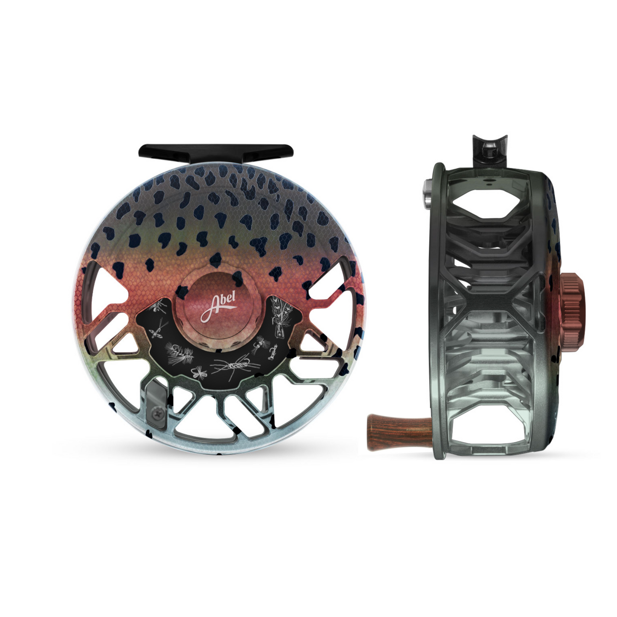 Abel ROVE Ported Fly Reel - Native Rainbow - Size 4/6