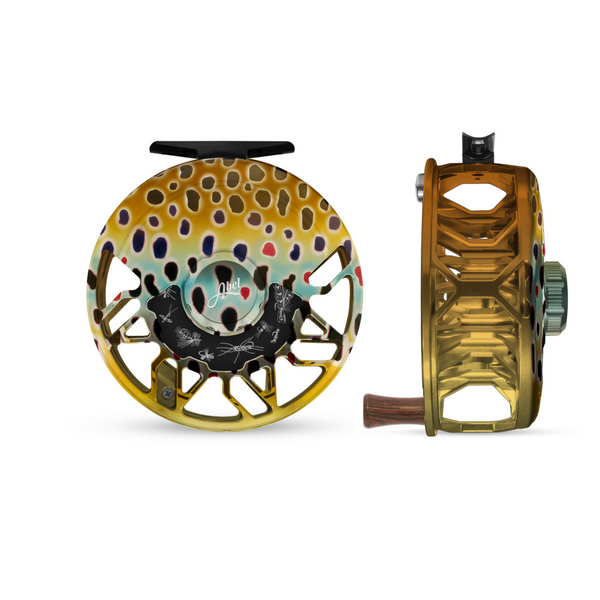 Abel Rove Fly Reel - Native Brown - Native Brown Knob