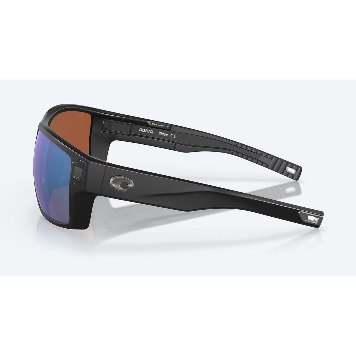 Costa Diego Matte Black/Green Mirror 580G