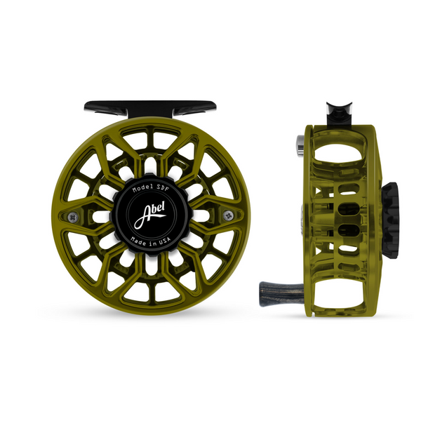 abel fly reel grateful dead Abel SDF Ported Fly Reel - Black / Grateful Dead - Size 5/6