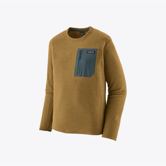 Patagonia M's R1 Air Crew - Bobcat Brown