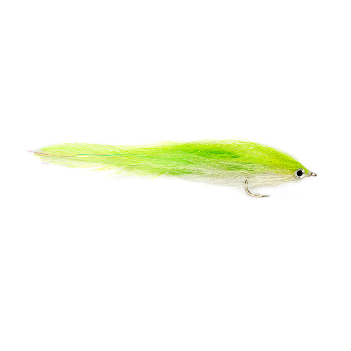 Whalley's Chain Breaker - Chartreuse & White - Size 2/0