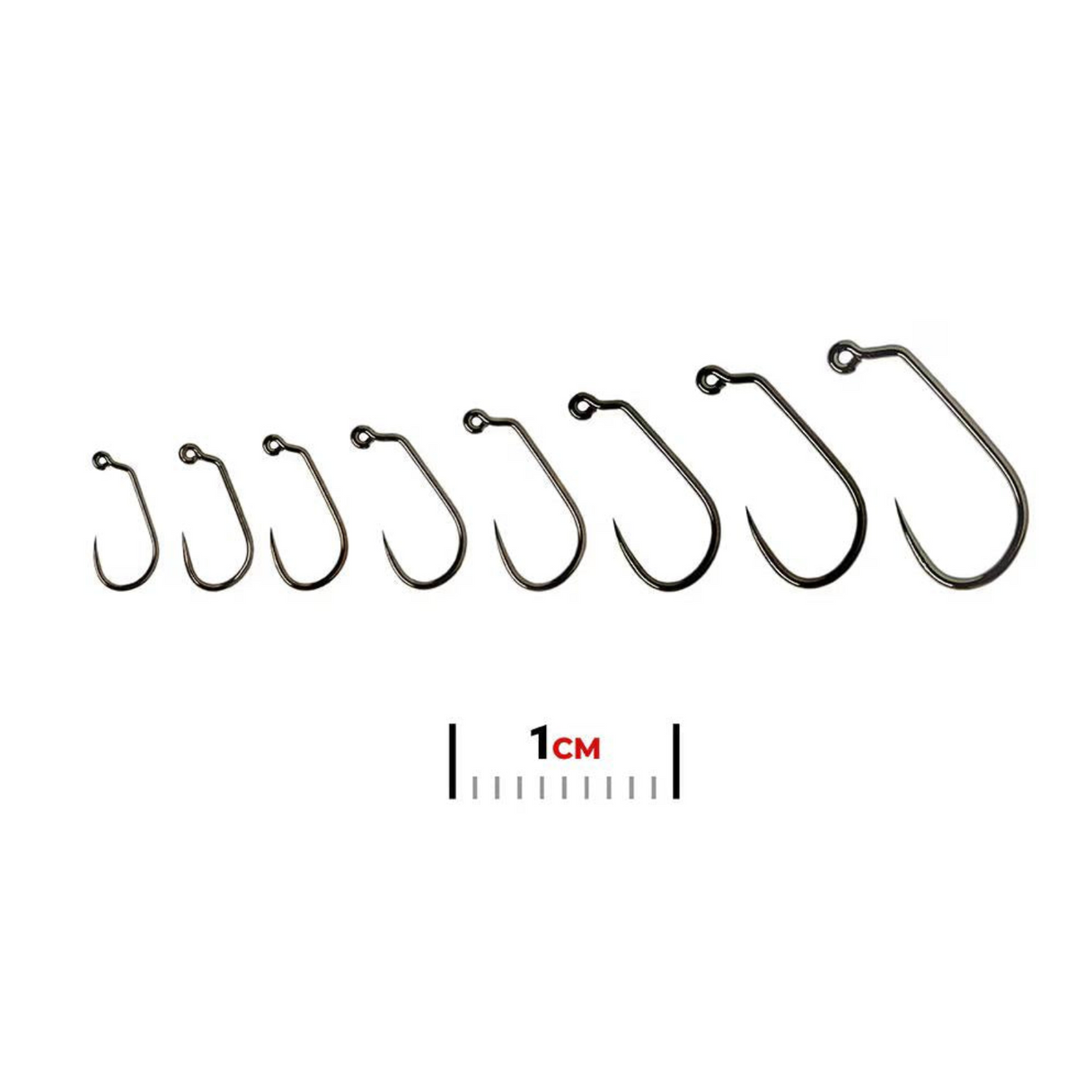 Fulling Mill Jig Force Black Nickel Barbless Hook