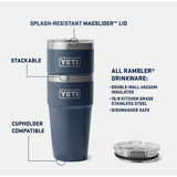 YETI Rambler 20 oz Stackable Cup with Magslide Lid