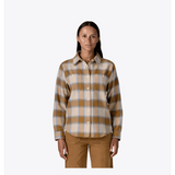 Patagonia W's Fjord Flannel Shirt - Eclipse: Nest Brown