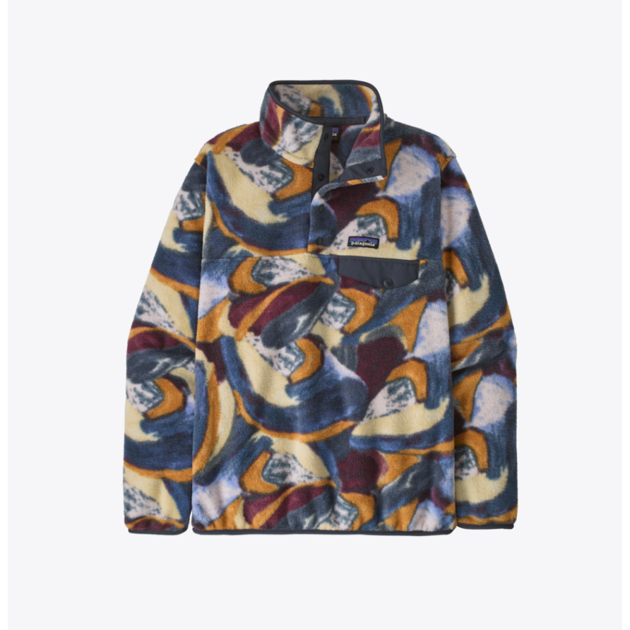Patagonia W's Lightweight Synchilla Synch Snap-T Pullover - Smudge: Smolder Blue