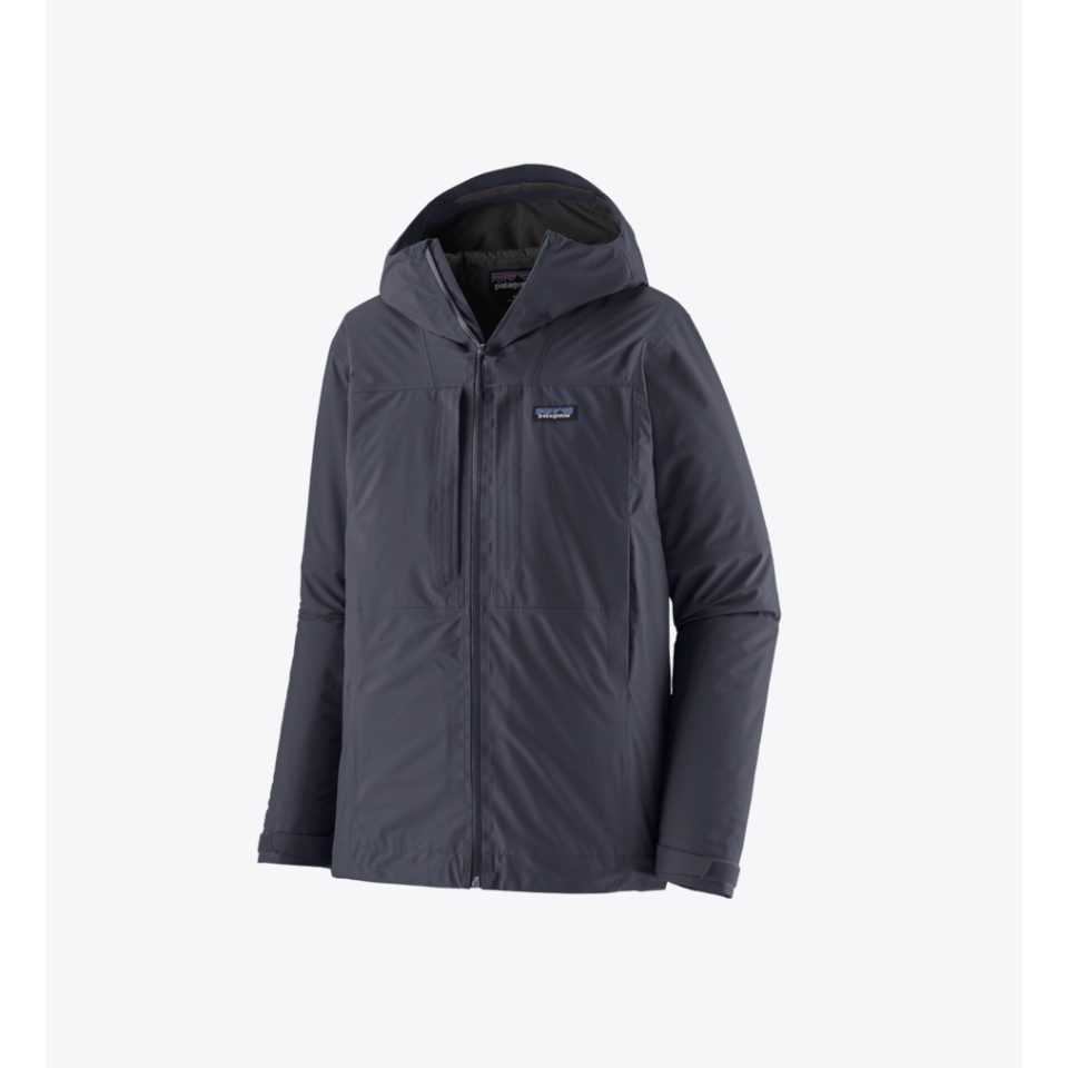 Patagonia M's Insulated Boulder Fork Rain Jacket - Smolder Blue