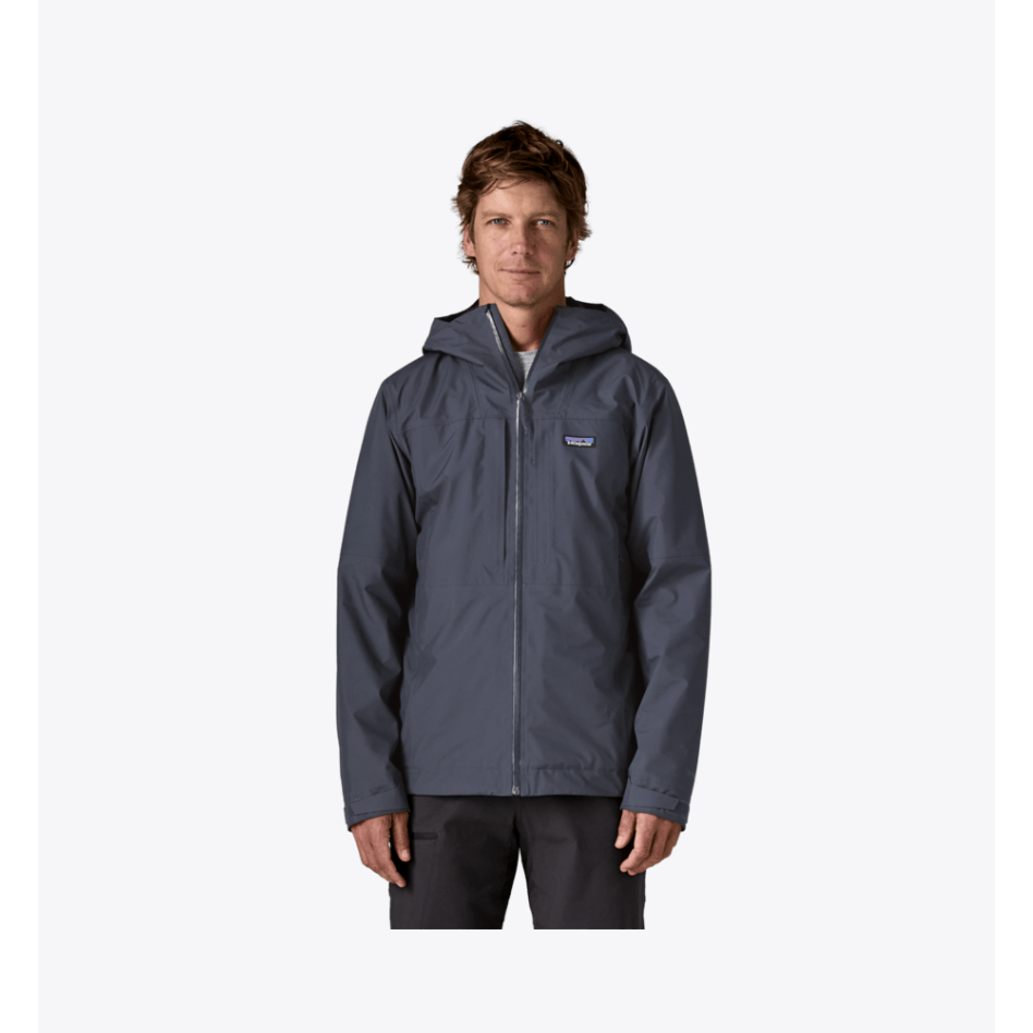 Patagonia M's Insulated Boulder Fork Rain Jacket - Smolder Blue