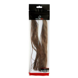 Front view of Fulling Mill Flex-Floss pack showing brown stretchable elastic floss strands for fly tying on white background