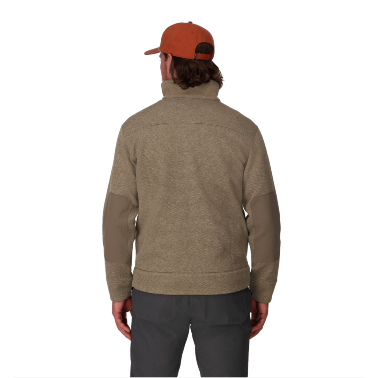 Simms M's Harbor Fleece - Burnished Clay Heather