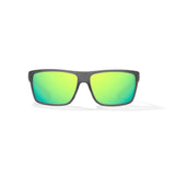 Bajio SIGS Sunglasses - Dark Gray Glass Matte/Green Mirror Glass