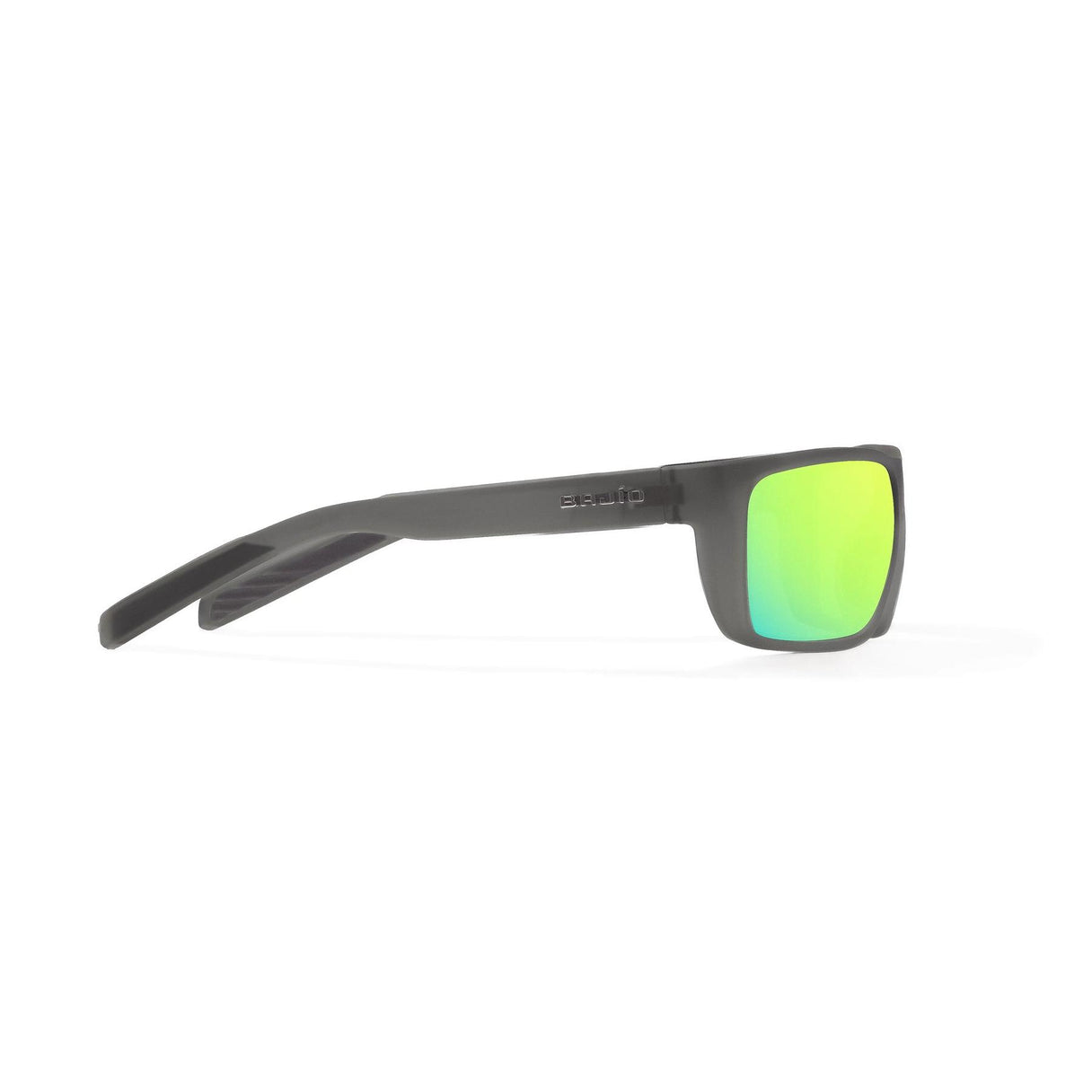 Bajio SIGS Sunglasses - Dark Gray Glass Matte/Green Mirror Glass