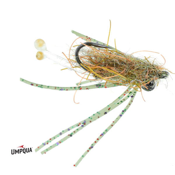 Umpqua Simple Crab - Olive/Brown - Size 4.
