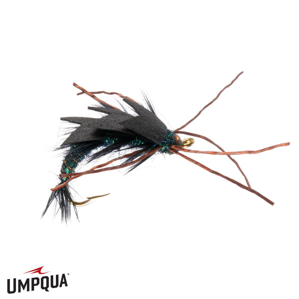 Umpqua Bakko's Slick Chick Stone - Black - Size 10.