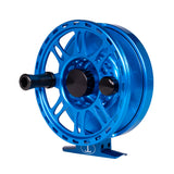 Tibor Tibor Everglades Reel - Aqua/Royal Blue - Bonefish Engraving.