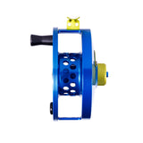 Tibor Riptide Reel - Royal Blue / Lemon-Lime - Permit Engraving