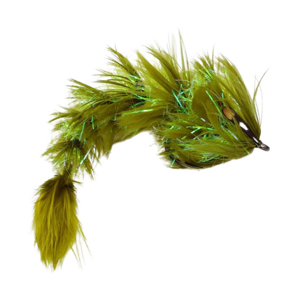 Chocklett's™ Feather Changer - Olive/Yellow - Size 4/0