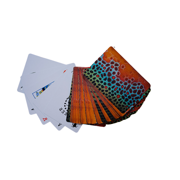 DeYoung Playing Cards Brown Trout Flank