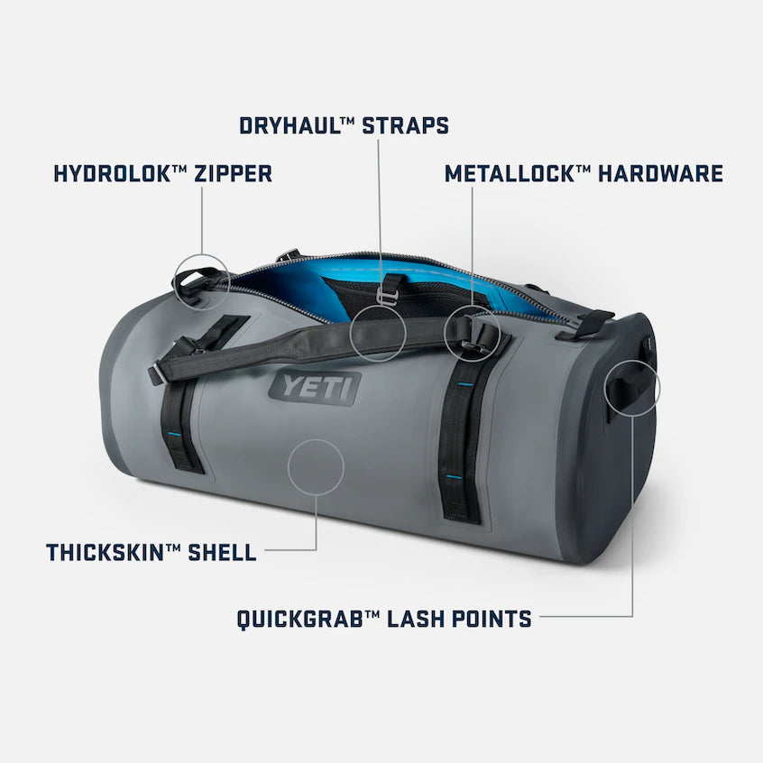 duffle bag yeti YETI Panga 75L Waterproof Duffel Storm Gray