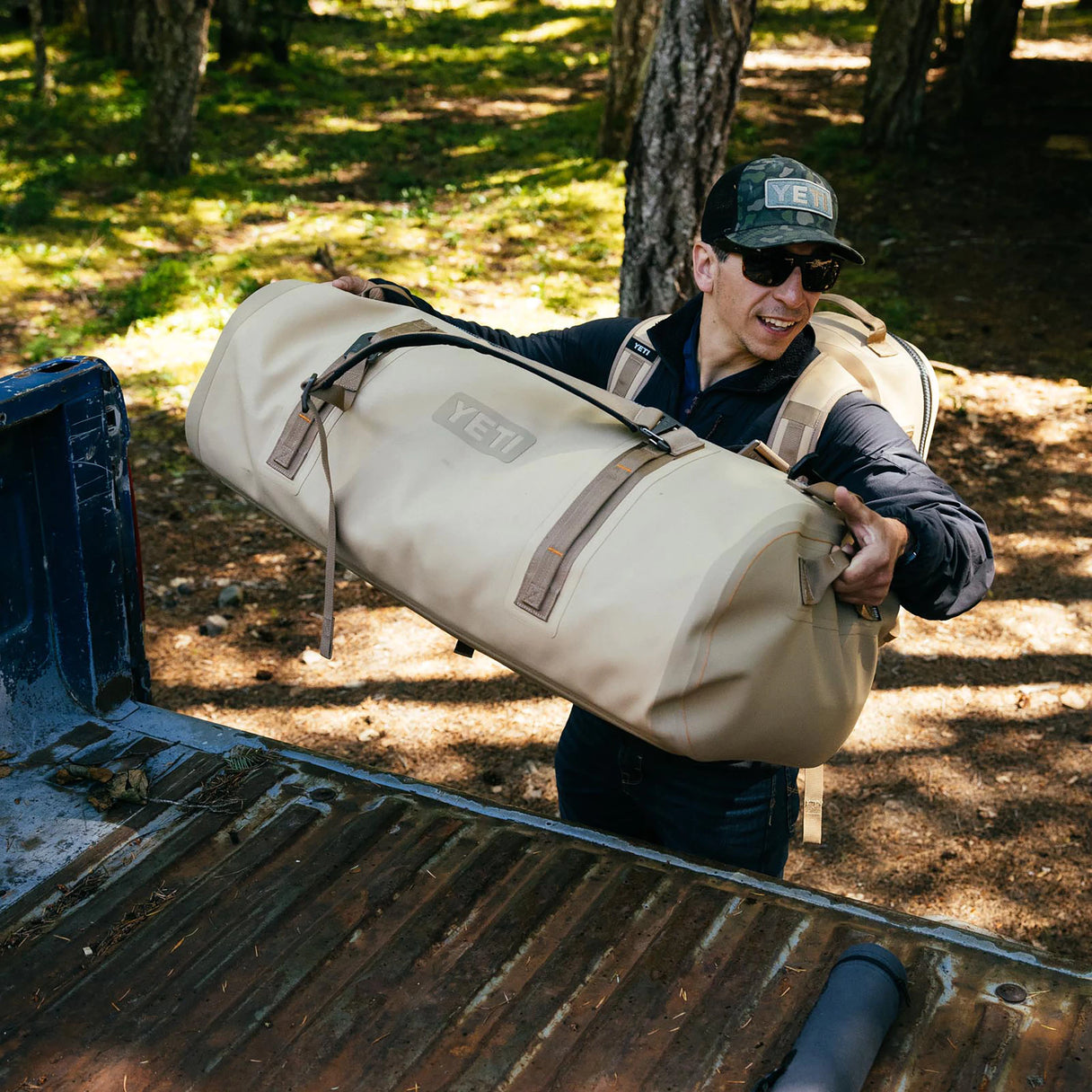 waterproof duffel bag yeti YETI Panga 75L Waterproof Duffel Storm Gray