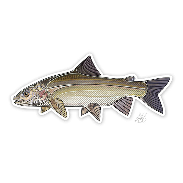 Casey Underwood Underwood Whitefish Sticker.