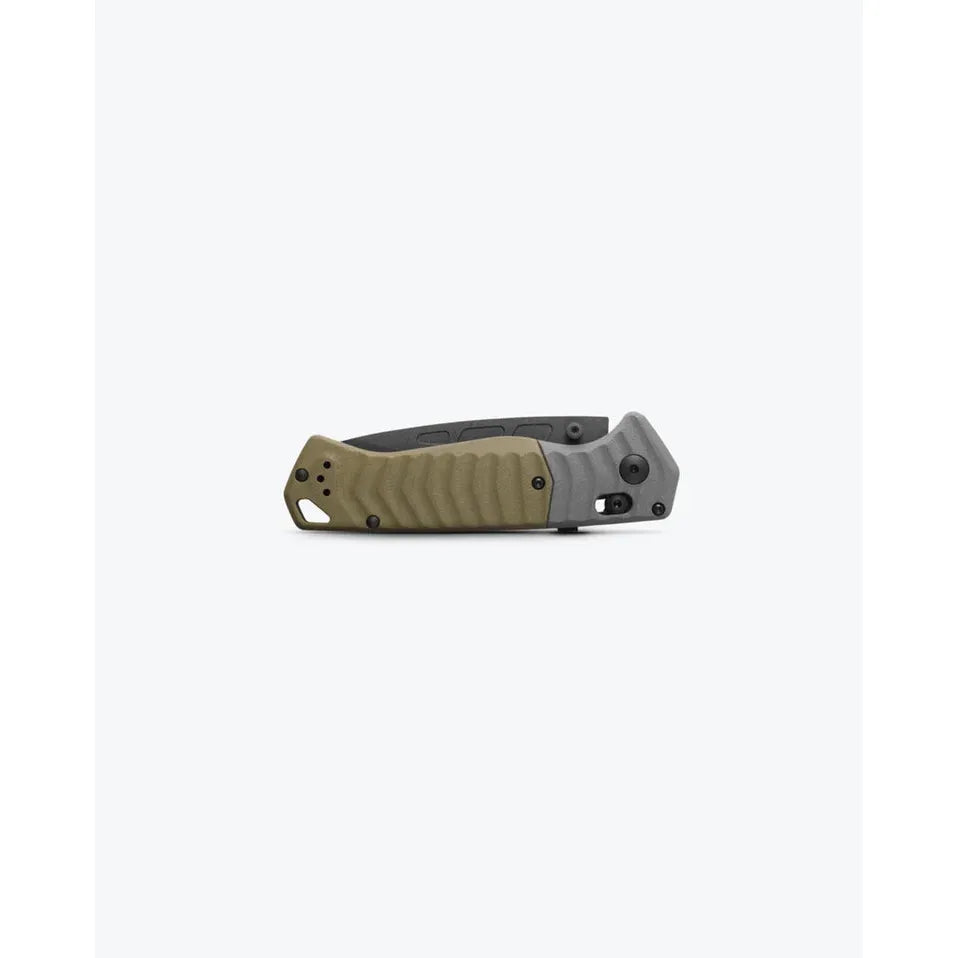 Benchmade PSK - Gray & OD Green G10 - Drop-point