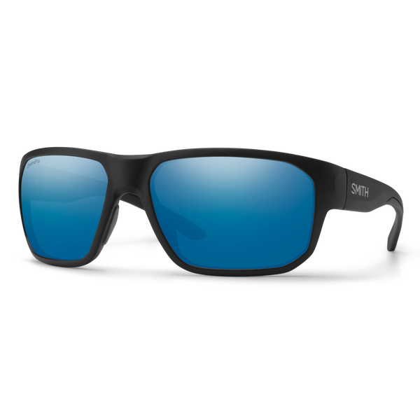 Smith Arvo Sunglasses - Matte Black/Blue Mirror Glass