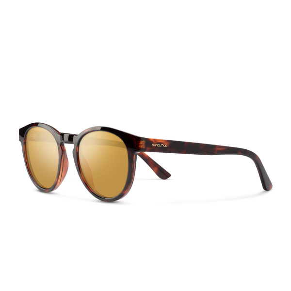 Suncloud Barnes Polarized Sunglasses - Tortoise / Sienna Mirror