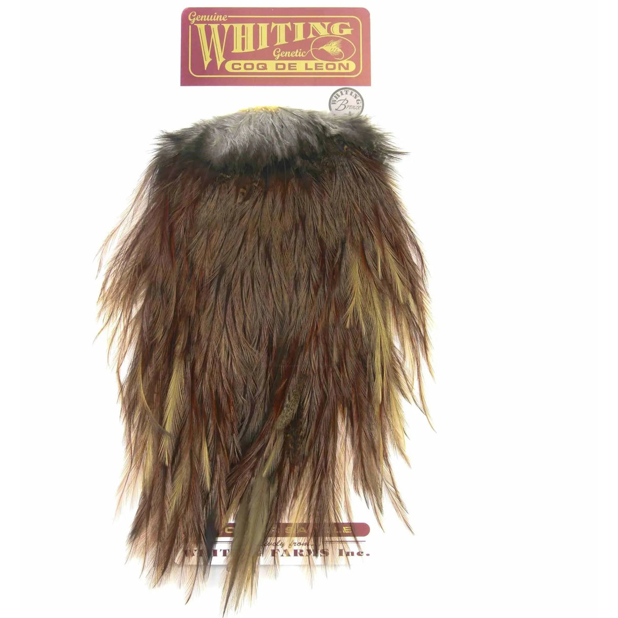 Whiting Coq de Leon Bronze Rooster Saddle | Yellow Dog Flyfishing Whiting Coq de Leon Bronze Rooster Saddle | Yellow Dog Flyfishing
