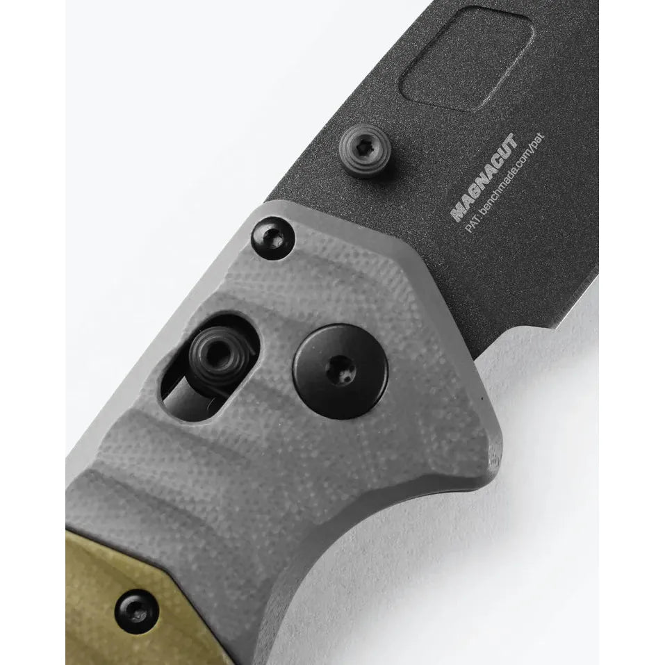 Benchmade PSK - Gray & OD Green G10 - Drop-point