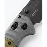 Benchmade PSK - Gray & OD Green G10 - Drop-point
